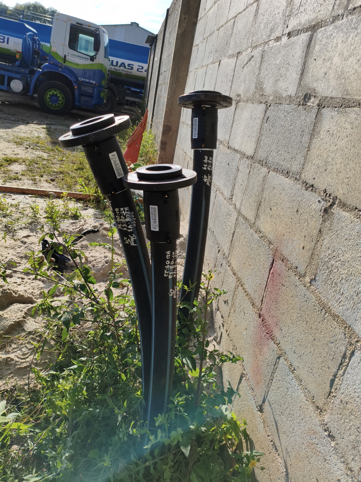Spools e conexões flangeadas em PEAD